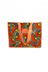 Collection Fleur de Feu - Sac Cabas Éclosion oranger