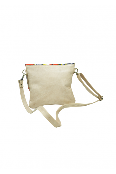 Sac à Bandoulière Fleur Royale Beige soleil – Collection beige Royale
