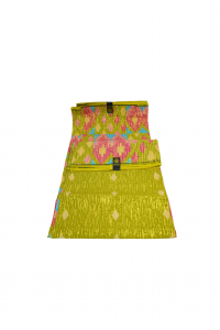 ASO AWO  vert – Collection Pagne Wax 6 Yards 100% Coton, Tons Vert & Or, Uni et Motifs