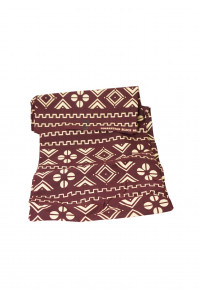 Batik Chic – Pagne Wax 6 Yards, Tons Marron & Crème