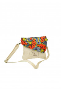 Sac à Bandoulière Fleur Royale Beige soleil – Collection beige Royale