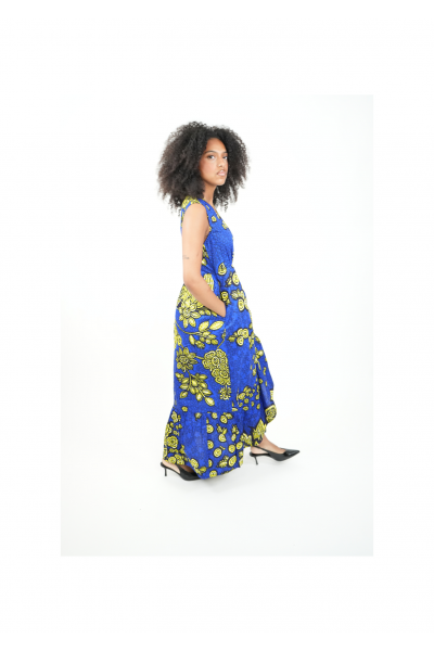 SERENA  : robe portefeuille sans manche
