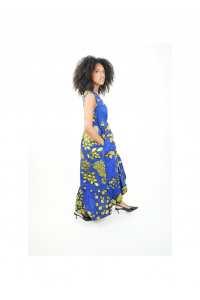 SERENA  : robe portefeuille sans manche