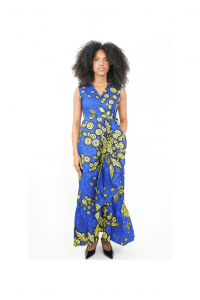 SERENA  : robe portefeuille sans manche