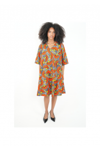 Collection Solstice : robe  Fleur de Feu